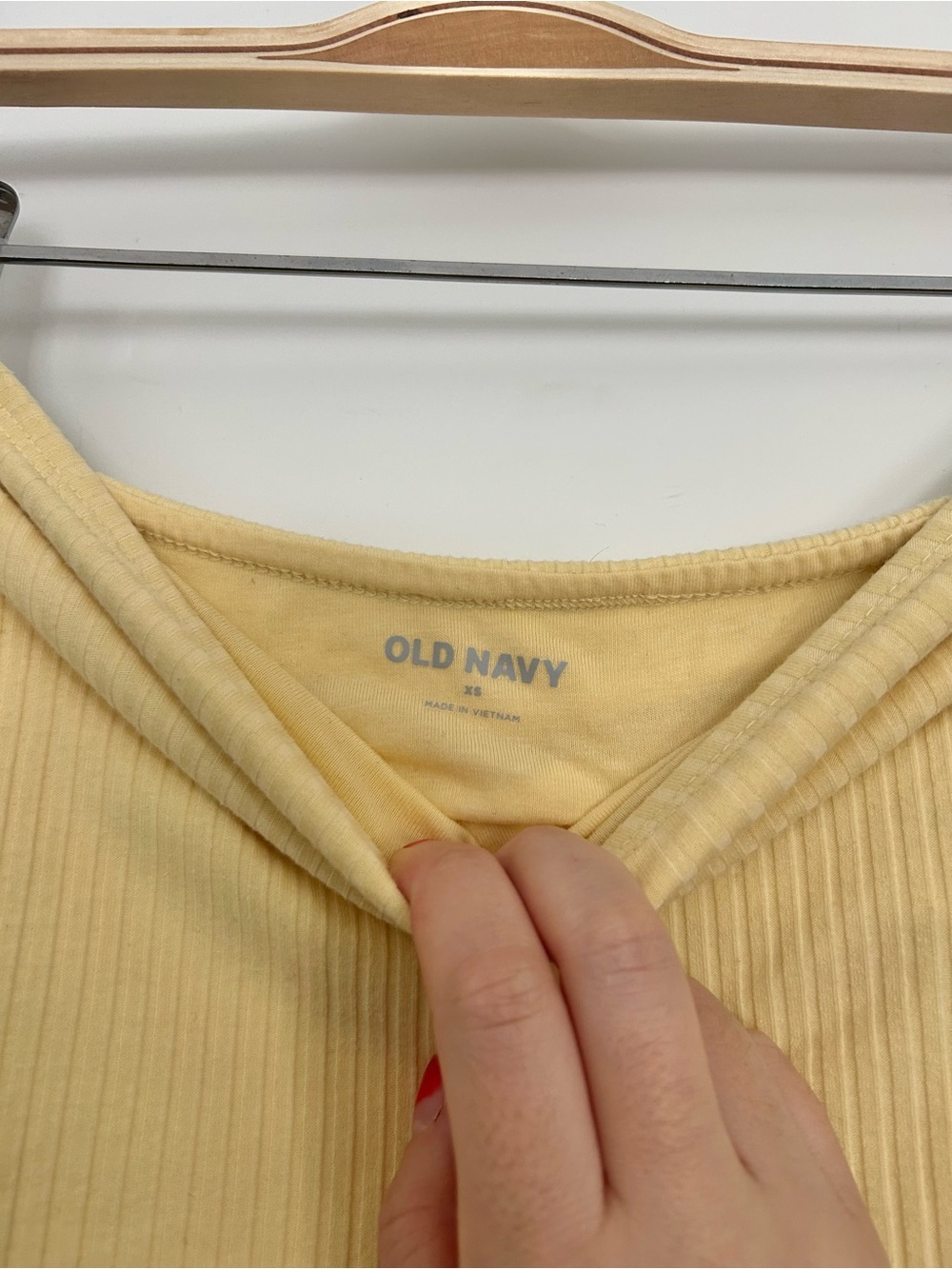 Butter Yellow Ribbed Tube Top - Picture 2 of 4